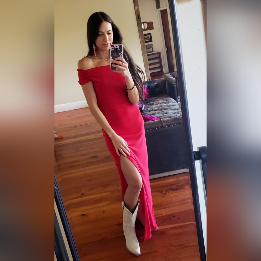 Boohoo Red Dress